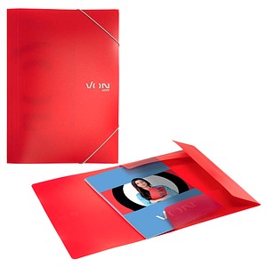 4002432130252 - VONL 30070025 - Jurismappe PP A4 rot