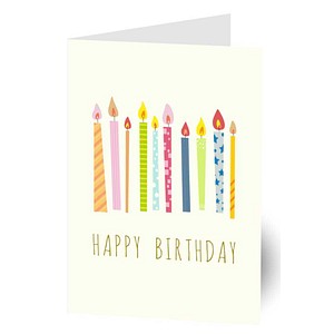 4045827684138 - LUMA Geburtstagskarte Kerzen LU2880 DIN B6 1 St
