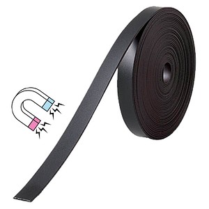 nobo Magnetband selbstklebend schwarz 1,0 x 1000,0 cm