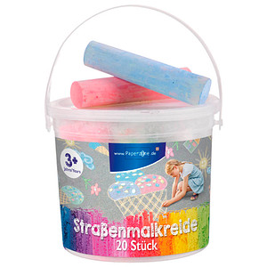 2200005123812 - Paperzone Straßenmalkreide farbsortiert 20 St 2200005123812 - Paperzone Straßenmalkreide farbsortiert 20 St