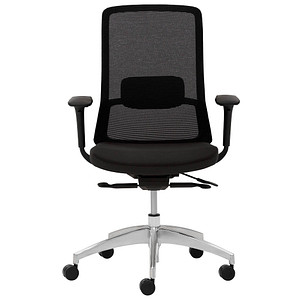 4032376550526 - Bürostuhl 2482 Stoff schwarz Gestell alu 4032376550526 Mayer