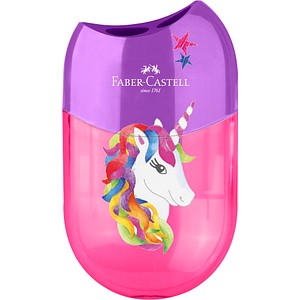 4005401835530 - FABER-CASTELL Dosenspitzer doppelt Einhorn pink 4005401835530 - FABER-CASTELL Dosenspitzer doppelt Einhorn pink