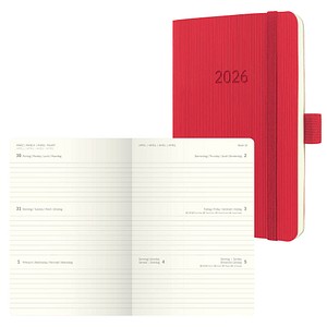 4004360773020 - Buchkalender C2665 rot 2 Seiten 1 Woche 4004360773020 Sigel 4004360773020 - Buchkalender C2665 rot 2 Seiten 1 Woche 4004360773020 Sigel