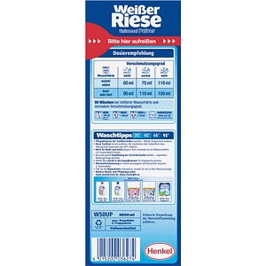 4015200036274 - Waschmittel Universal W50UP 25kg 4015200036274 2500 Gramm