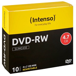 4034303006236 - DVD-Rohlinge 4201632 DVD-RW wiederbeschreibbar 47 GB Slim Case 4034303006236 10 Stück 4034303006236 - DVD-Rohlinge 4201632 DVD-RW wiederbeschreibbar 47 GB Slim Case 4034303006236 10 Stück