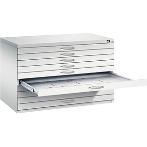 4067521467589 - 7100 Planschrank lichtgrau 10 Schubladen 1100 x 765 x 760 cm 4067521467589 C+P-Möbel 4067521467589 - 7100 Planschrank lichtgrau 10 Schubladen 1100 x 765 x 760 cm 4067521467589 C+P-Möbel