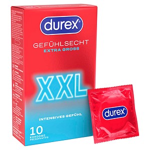 4002448131601 - durex Kondome Gefühlsecht Extra Groß XXL 10 St