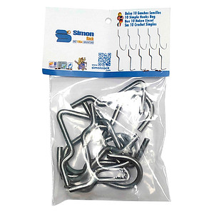 8435104949344 - Simonrack - einfache regalhaken 10 stück - 90320000047 8435104949344 - Simonrack - einfache regalhaken 10 stück - 90320000047