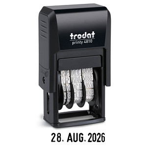 0092399703815 - Datumstempel printy-dater 4810 Kunststoff Schrifthöhe (Datum) 38mm 0092399703815 Trodat