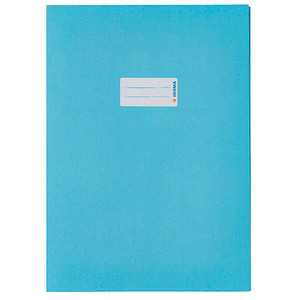 HERMA Heftumschlag glatt hellblau Papier DIN A4