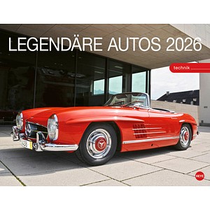 9783756410842 - Monats-Wandkalender Lägendäre Autos 2026