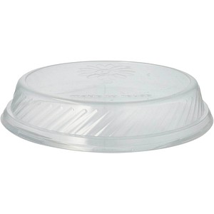 4031222146562 - Deckel für Menüteller Circulware by Havel Mehrweg rund mikrowellen- & spülmaschinengeeignet recycelbar Ø 227 x H 41 mm PP transparent 12 Stück
