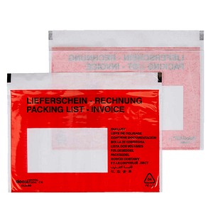 4250073806054 - Lieferscheintaschen Kunststoff DIN C6 250 St