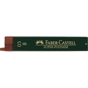 4005401010463 - FABER-CASTELL SUPER-POLYMER Feinminen-Bleistiftminen schwarz B 05 mm 12 St 4005401010463 - FABER-CASTELL SUPER-POLYMER Feinminen-Bleistiftminen schwarz B 05 mm 12 St