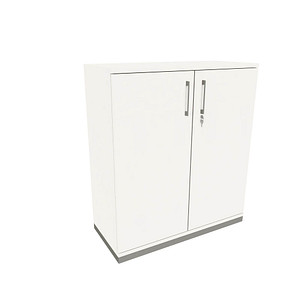 4260649680940 - fm Aktenschrank Oldenburg 4260649680940 weiß 2 Fachböden 1000 x 442 x 1133 cm