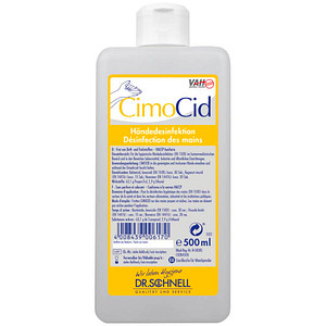 4008439006187 - Dr Schnell Händedesinfektionsmittel CimoCid begrenzt viruzid Alkoholische Lösung zur Händedesinfektion 150 ml - Flasche