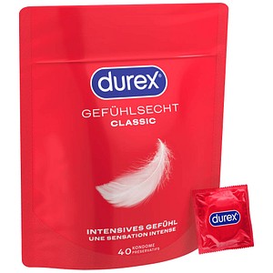 durex Gefühlsecht CLASSIC VORTEILSPACK 40 St Kondome