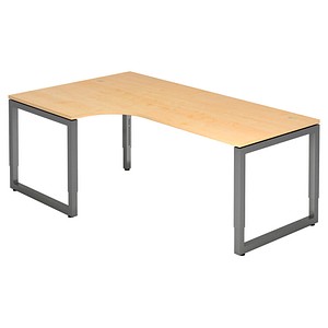 4032062167755 - HAMMERBACHER RS82 höhenverstellbarer Schreibtisch ahorn L-Form Kufen-Gestell grau 2000 x 1200 cm 4032062167755 - HAMMERBACHER RS82 höhenverstellbarer Schreibtisch ahorn L-Form Kufen-Gestell grau 2000 x 1200 cm
