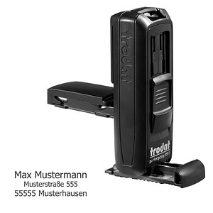 trodat Textstempel, individualisierbar Pocket Printy 9511 selbstfärbend schwarz Logo möglich, 1 St. -  Direkt online personalisieren