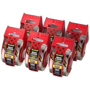 Scotch Packband Box LockT 195-6-EF, 48mm x 20,3m, transparent 0638060856413 Scotch 6 Stück