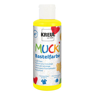 4000798240028 - Mucki Bastelfarbe primärgelb 80 ml Kinderbasteln - Kreul 4000798240028 - Mucki Bastelfarbe primärgelb 80 ml Kinderbasteln - Kreul