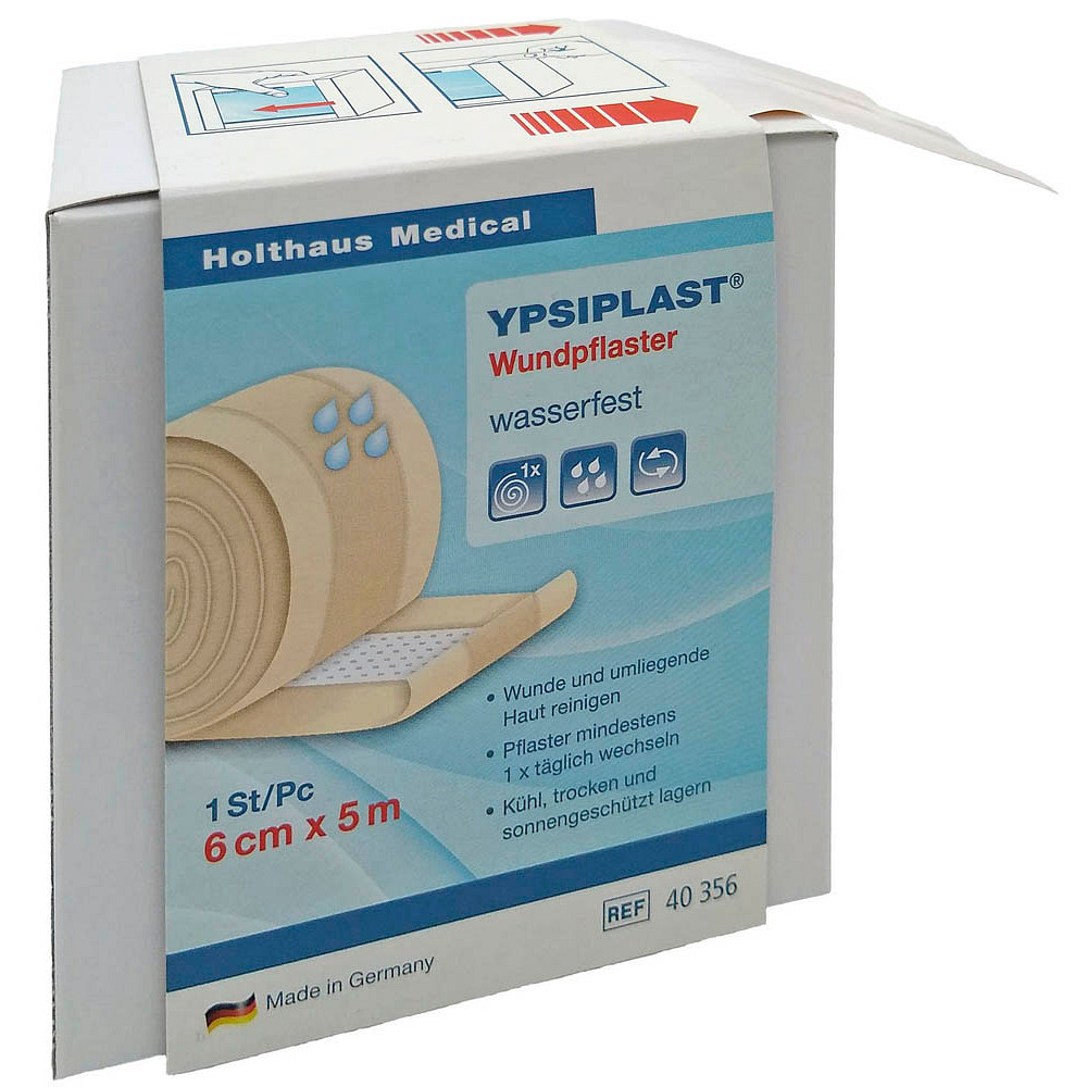 Holthaus Medical Pflaster YPSIPLAST® 40356 beige 6,0 cm x 5,0 m, 1 St.
