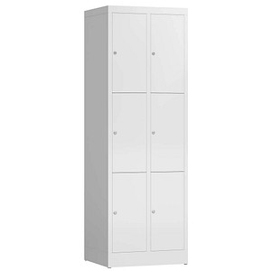 4061815856776 - Schließfachschrank ClassiX signalweiß X-520327 6 Schließfächer 590 x 500 x 1800 cm 4061815856776 LÜLLMANN 4061815856776 - Schließfachschrank ClassiX signalweiß X-520327 6 Schließfächer 590 x 500 x 1800 cm 4061815856776 LÜLLMANN