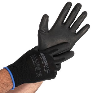 4015544334340 - Feinstrickhandschuhe Black Ace Touch PU-Beschichtung schwarz Gr 9L 12 Paar 4015544334340 12 Stück 4015544334340 - Feinstrickhandschuhe Black Ace Touch PU-Beschichtung schwarz Gr 9L 12 Paar 4015544334340 12 Stück