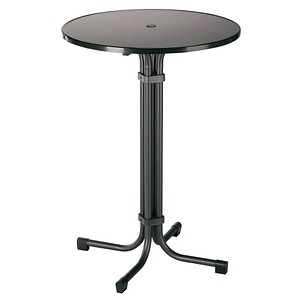 4043153001858 - Stehtisch Multiflex 26570050 110cm (H) 80x80cm (BxT) rund anthrazit   anthrazit 4043153001858 BEST