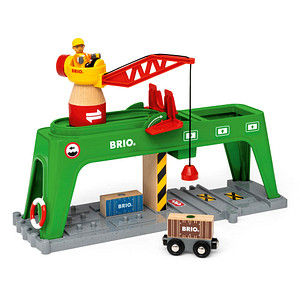 BRIO® Bahn Verlade Terminal 63399600 Spielzeugeisenbahnen-Zubehör