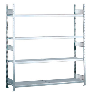 4004514215031 - SCHULTE Weitspannregal mit Stahlboden Höhe 2500 mm Spannweite 2000 mm Grundregal Tiefe 400 mm 4004514215031 - SCHULTE Weitspannregal mit Stahlboden Höhe 2500 mm Spannweite 2000 mm Grundregal Tiefe 400 mm