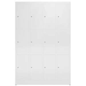 4061815856899 - Schließfachschrank ClassiX signalweiß X-520347 12 Schließfächer 1185 x 500 x 1800 cm 4061815856899 LÜLLMANN