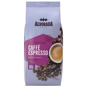 ALVORADA Caffé Espresso Kaffeebohnen, Arabica- und Robustabohnen kräftig, 1000,0 g