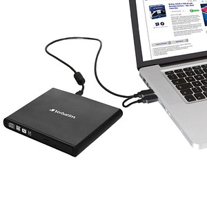 Verbatim Slimline externer DVD-Brenner Verbatim Slimline externer DVD-Brenner
