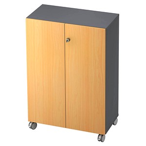 4032062157954 - HAMMERBACHER Aktenschrank Profi V238T3RA G 6 SG graphit buche 2 Fachböden 800 x 420 x 1172 cm 4032062157954 - HAMMERBACHER Aktenschrank Profi V238T3RA G 6 SG graphit buche 2 Fachböden 800 x 420 x 1172 cm