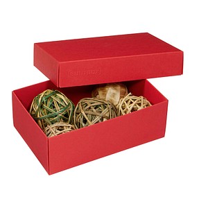 3 BUNTBOX M Geschenkboxen 1,1 l rot 17,0 x 11,0 x 6,0 cm