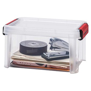 PAPERFLOW CLIP`N STORE Aufbewahrungsbox 5,0 l transparent 29,0 x 19,0 x 15,1 cm, 1 St.