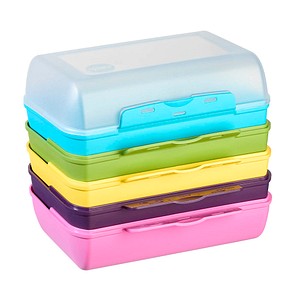 4009049321936 - emsa Brotdose VARIABOLO Clipbox Set 6-teilig farbig Set bestehend aus 6 Halb-Schalen farbig sortiert alle - 1 Stück (509388) 4009049321936 - emsa Brotdose VARIABOLO Clipbox Set 6-teilig farbig Set bestehend aus 6 Halb-Schalen farbig sortiert alle - 1 Stück (509388)