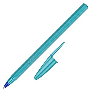 3086124134446 - BIC Kugelschreiber Cristal Glace metallblau Schreibfarbe blau 20 St
