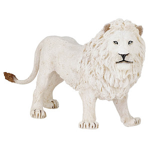 3465000500740 - Wildtiere der Welt 50074 Weißer Löwe Spielfigur 3465000500740 papo