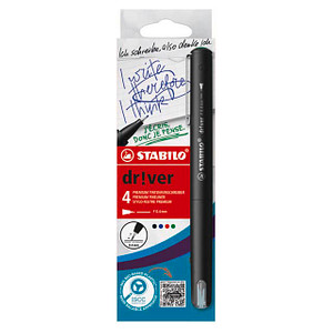 4006381614986 - STABILO dr!ver Fineliner 04 mm Nadelspitze Farbig sortiert EO1088 4-01 4 Stück 4006381614986 - STABILO dr!ver Fineliner 04 mm Nadelspitze Farbig sortiert EO1088 4-01 4 Stück