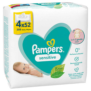 Pampers® Feuchttücher sensitive, 208 St.