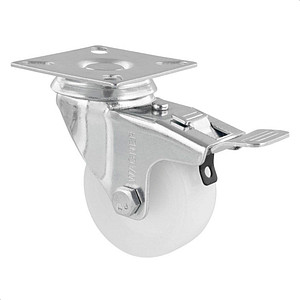 4001073056136 - Apparate-Lenkrollen ECO Rad-Ø 50 mm VE 4 Stk Kunststoff Lenkrolle mit Feststeller Wagner