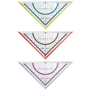 4008110499550 - 11367976 mypen oGrif Geometriedreieck  25 cm sort 4008110499550 11367976
