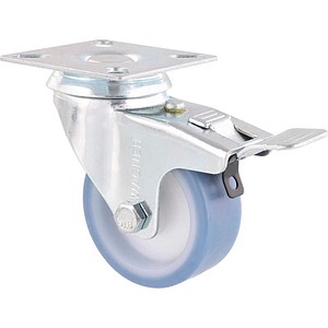 4001073056150 - Apparate-Lenkrollen ECO Rad-Ø 50 mm VE 4 Stk TPR Lenkrolle mit Feststeller Wagner