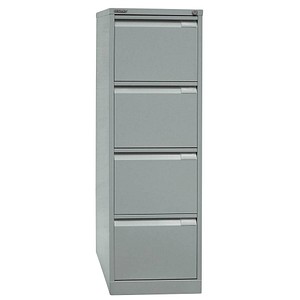 5020073712957 - Hängeregistraturschrank 413 x 622 x 1321 cm 4 Schubfächer silber 5020073712957 3643355