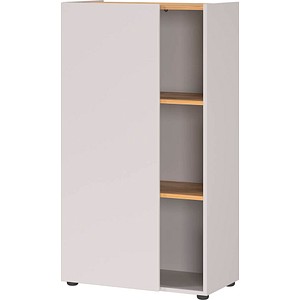 GERMANIA Aktenschrank Adrano, 2232-605 kaschmir, navarra-eiche 2 Fachböden 61,0 x 34,0 x 110,0 cm
