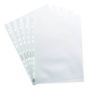 3130630053309 - Prospekthüllen Forever® aus Recycling-Polypropylen genarbt 90µ für DIN A4 50 Stück