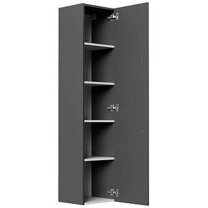 POSSEIK Bad-Hängeschrank LEVANA XXL grafit 35,0 x 30,0 x 150,0 cm