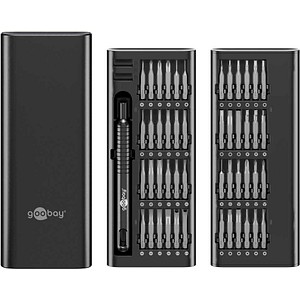 4040849778353 - GOOBAY 77835 - Präzisionsschraubendreher 48 teilig mit Magnethalter